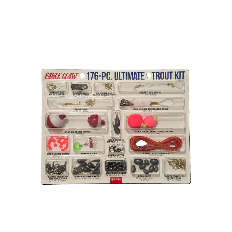 176-piece Ultimate Trout Kit -Willapa Outdoor