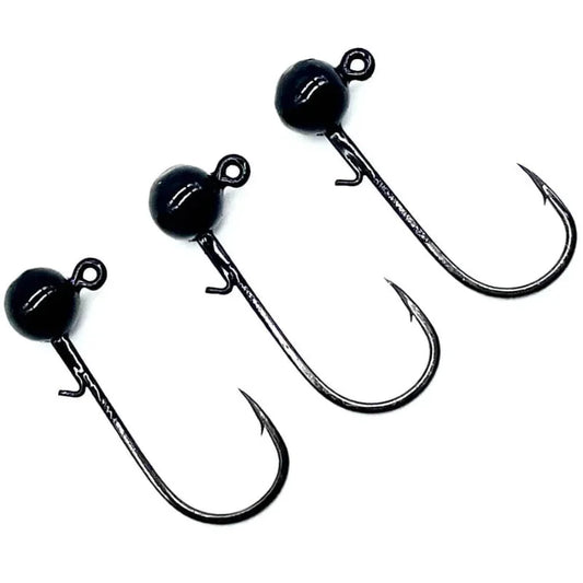 BNR Wormkeeper Jigs ~ Black - Willapa Marine & Outdoor