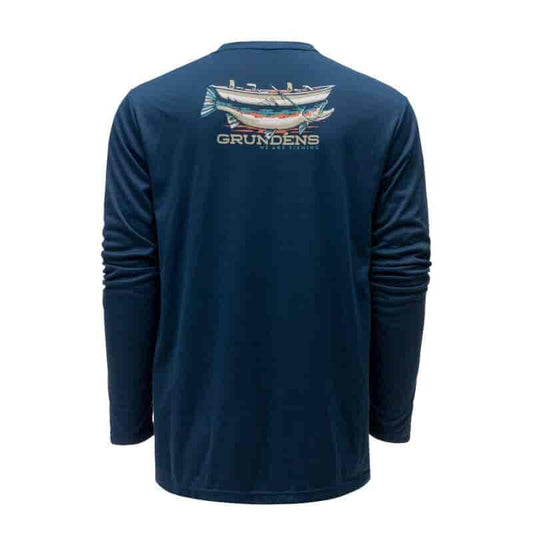 Grundens Drift Boat Long Sleeve T-Shirt - Willapa Marine & Outdoor