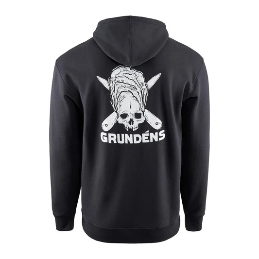 Grundens Displacement DWR Hoodie Zero Shucks - Black - Willapa Marine & Outdoor