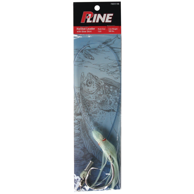 PUCCI Alaska Halibut Leader with Glow Skirt - Willapa Outdoor