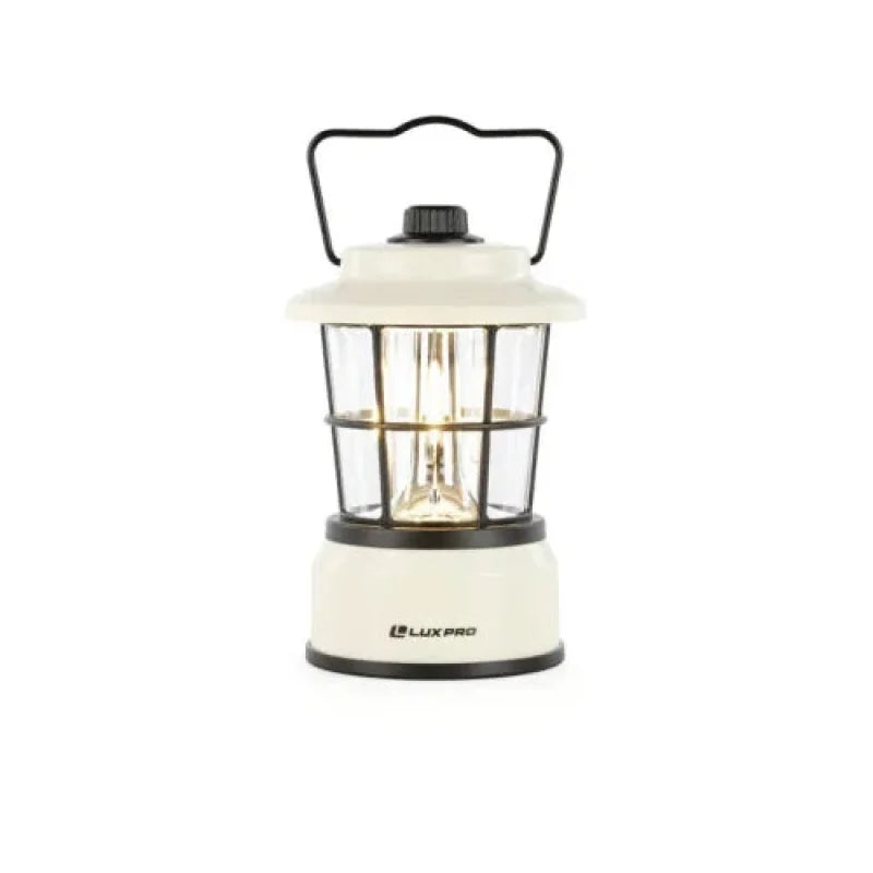 LUXPRO LP1535 Warm and Bright White Retro LED Lantern-Willapa Outdoor