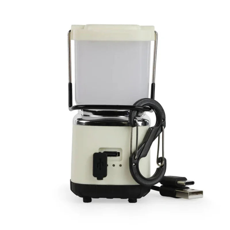 LUXPRO LP189BE Rechargeable LED Lantern (Beige), 300LM, Rechargeable-Willapa Outdoor