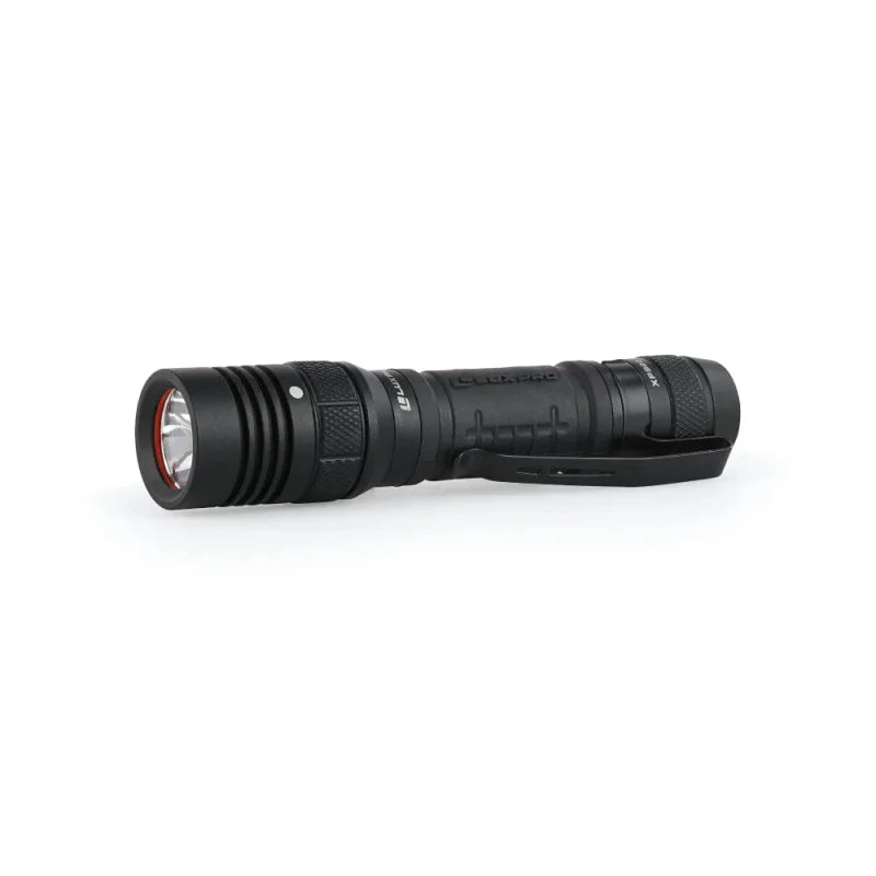 brightest rechargeable tactical flashlight LuxPro Pro Series 1000 Lumen LED Tactical Flashlight