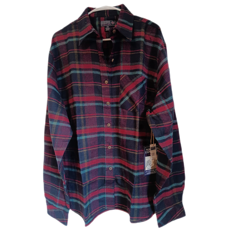 NE Limited Women's Flannel Shirt Plus Size - Willapa Outdoor