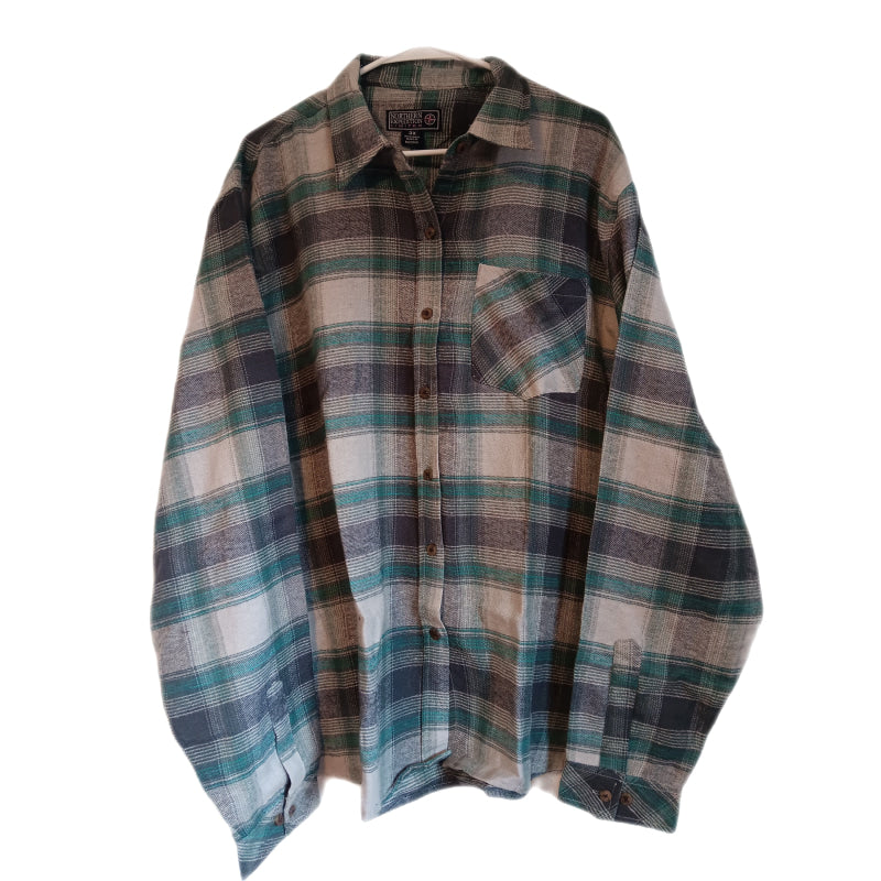 NE Limited Women's Flannel Shirt Plus Size - Willapa Outdoor