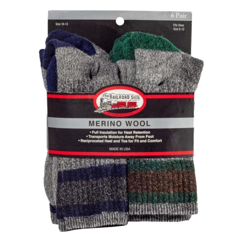 Railroad ~ Men's Merino Wool Boot Sock