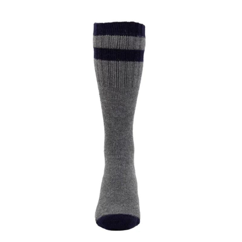 Railroad ~ Single Pack Men's Full Terry Wool Outdoor Sock - Willapa Marine & Outdoor