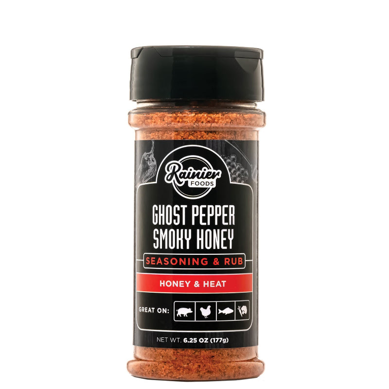 Ghost Pepper Smoky Honey Seasoning & Rub 6.25oz. - Willapa Outdoor