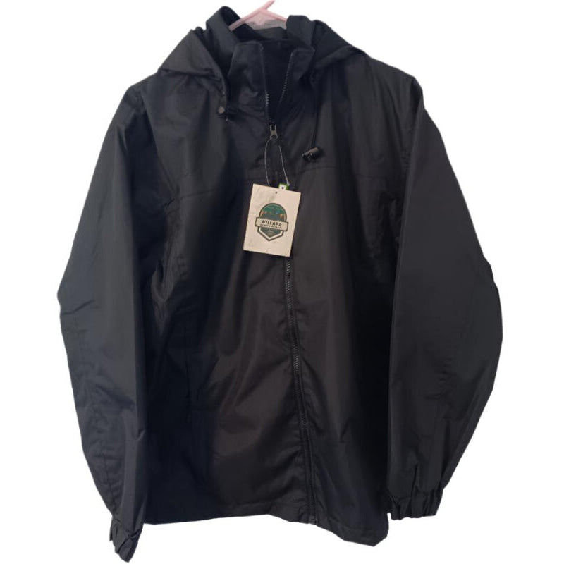 Willapa Marine Brand Men's Rain Jackets - Black or Gray - Willapa Marine & Outdoor