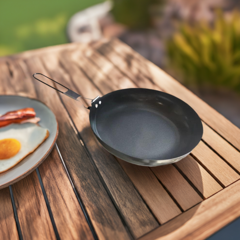 Alpine Mountain Gear Non-Stick Steel Fry Pan - 9.5" - Willapa Marine & Outdoor