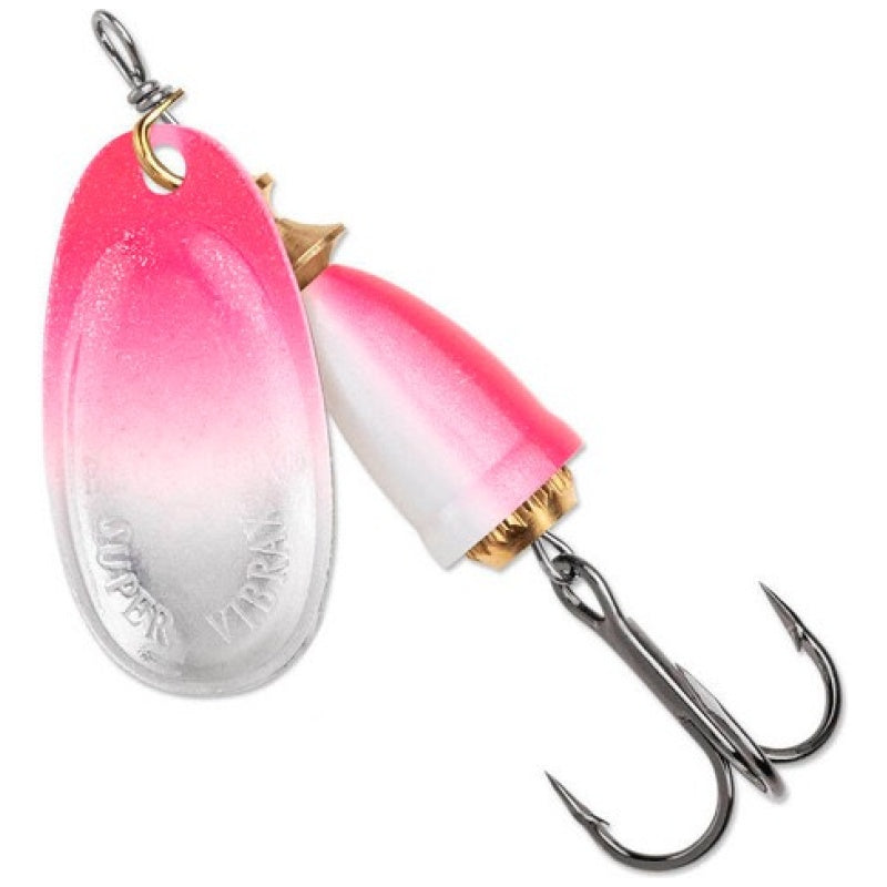 Blue Fox Classic Vibrax Northern Lights, Pink Pearl UV - Willapa Outdoor