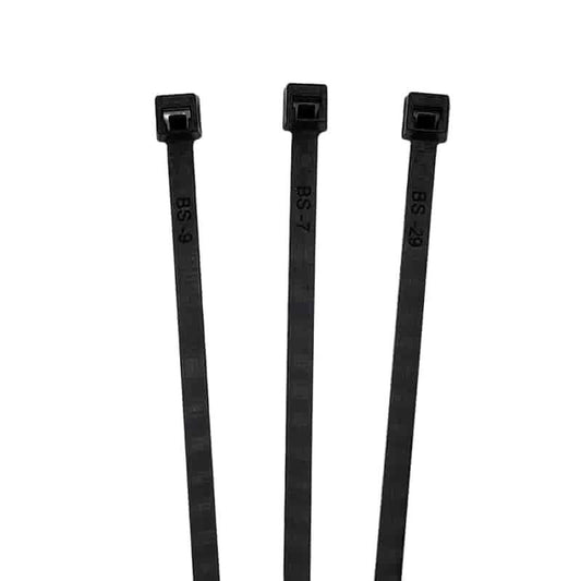 Willapa Marine 7" UV Black Nylon Cable Ties - 8 Pk - Willapa Marine & Outdoor