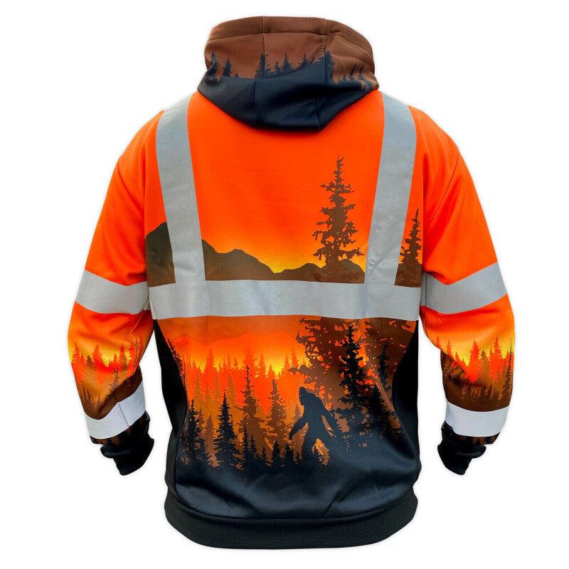 SafetyShirtz - SS360º ANSI Class 3 Wildland Sasquatch Safety Hoodie - Willapa Marine & Outdoor