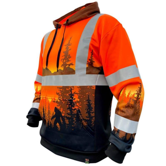 SafetyShirtz - SS360º ANSI Class 3 Wildland Sasquatch Safety Hoodie - Willapa Marine & Outdoor