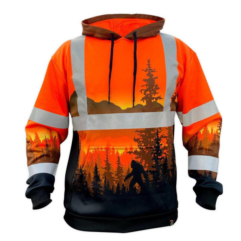 SafetyShirtz - SS360º ANSI Class 3 Wildland Sasquatch Safety Hoodie - Willapa Marine & Outdoor