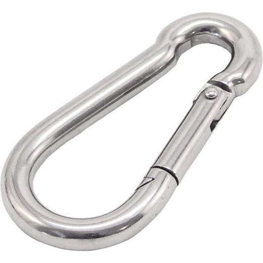 5/8" Spring Snap Link, Steel, Zinc Plated - Willapa Marine & Outdoor
