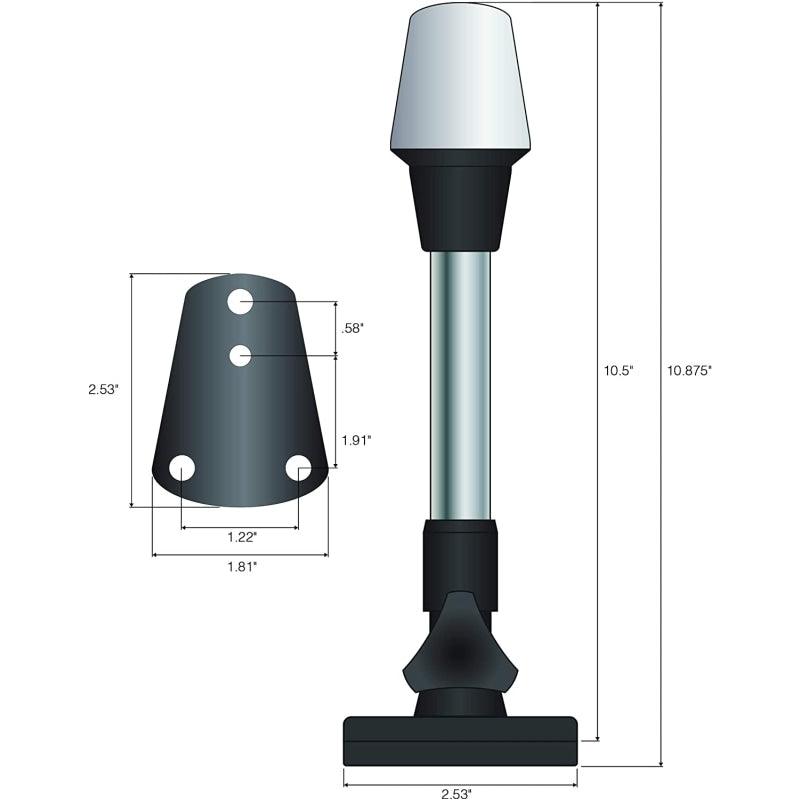 Shoreline Marine All-Round Fold Down Light - Willapa Marine & Outdoor
