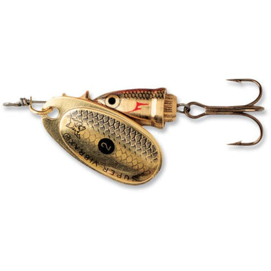 Blue Fox Classic Vibrax Spinner - Gold Shiner Wildeye - Willapa Marine & Outdoor