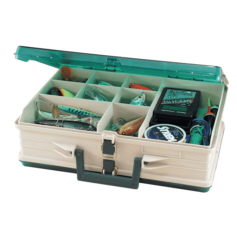 Double sided best sale tackle box