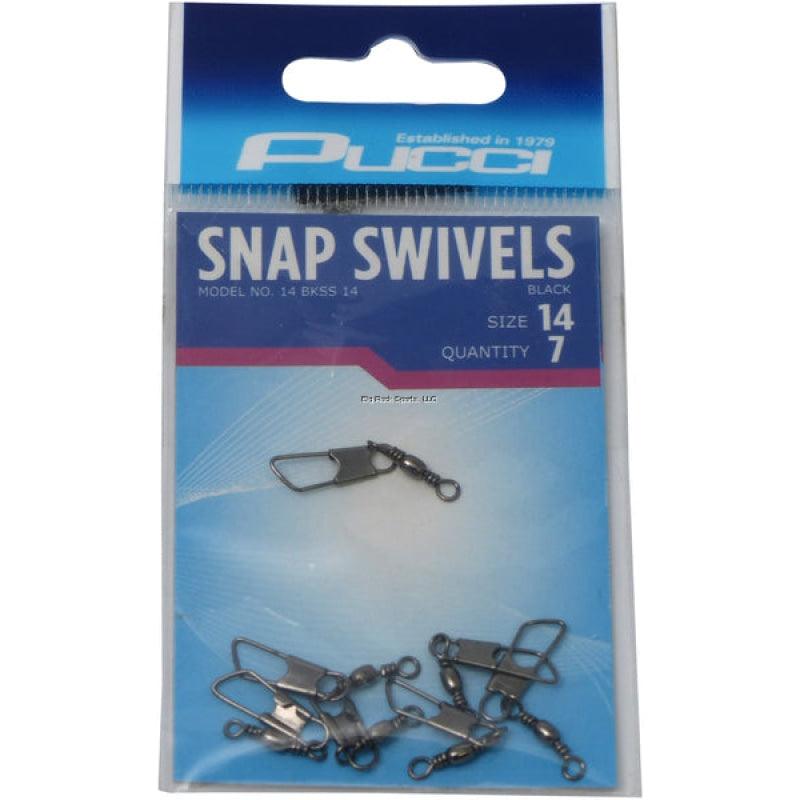 Pucci Snap Swivel - Black - Willapa Marine & Outdoor