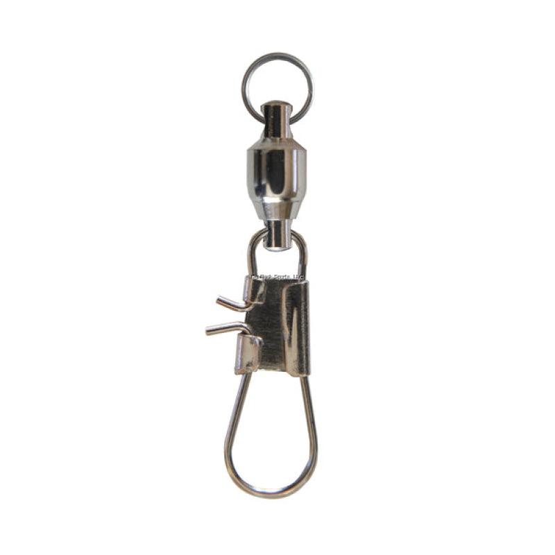 Pucci Ball Bearing Swivel w/Interlock Snap - Nickel - Willapa Marine & Outdoor