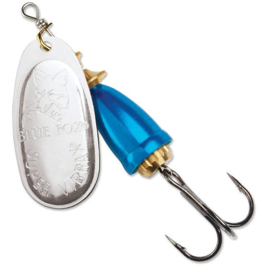 Blue Fox Classic Vibrax Spinner - Silver/Chrome Blue - Willapa Marine & Outdoor