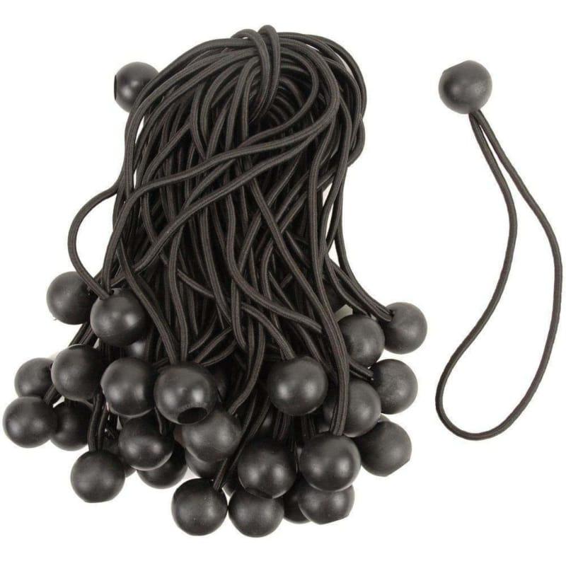 Ball Bungee Cords-Black - Willapa Marine & Outdoor