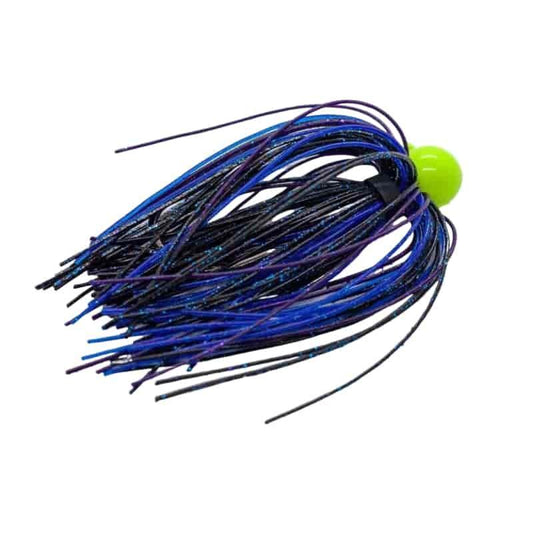 BnR Tackle Twitching Jigs - Full Moon - Blue/Black - Willapa Marine & Outdoor