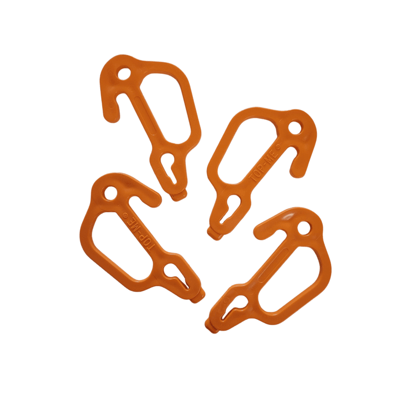 Buffalo Style Crab Pot Hooks - Orange - Willapa Marine & Outdoor
