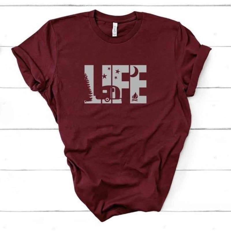 Camping Life T-Shirt - Willapa Marine & Outdoor