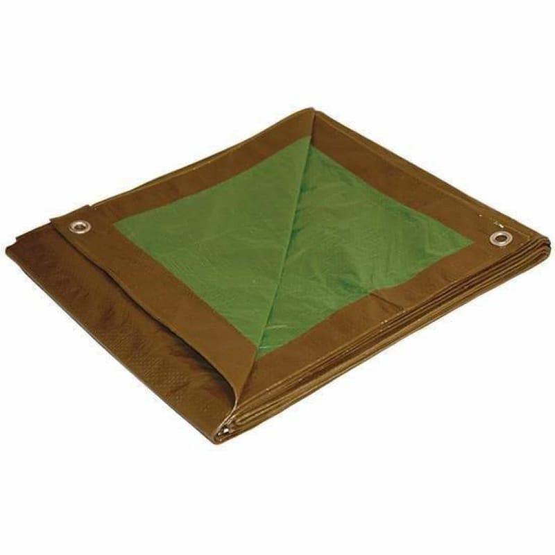 marine tarp Dry Top 5 Ft. W X 7 Ft. L Medium Duty Reversible Tarp Brown/green