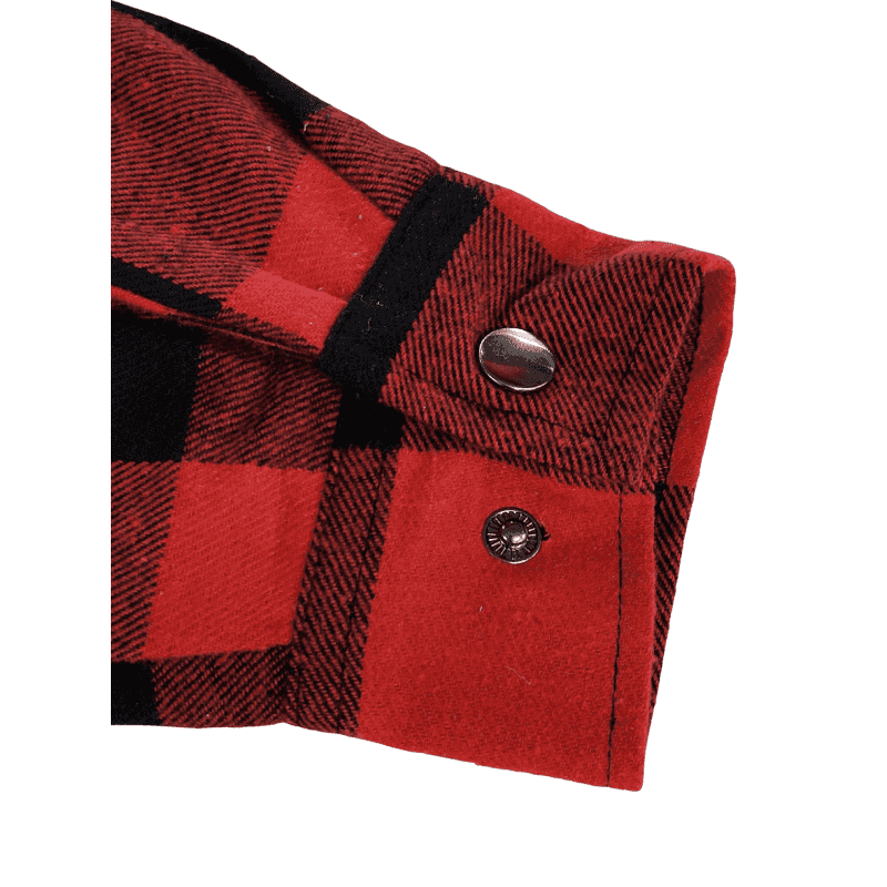 Women's Buffalo Plaid Flannel Hoodie - Willapa Marine & Outdoor