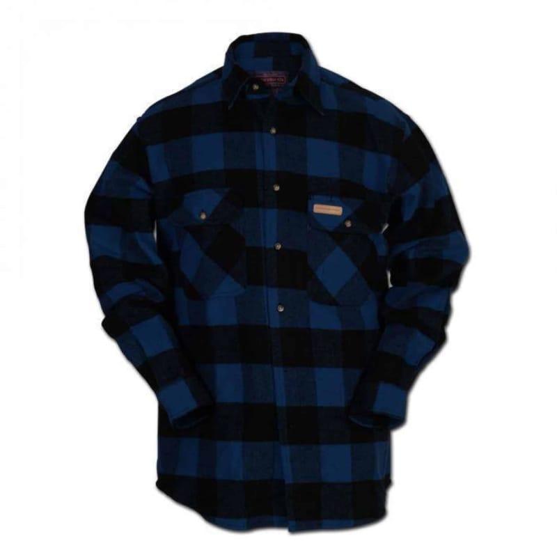 Hickory Shirt Co. Buffalo Plaid Lined Shirt Jacket Button - Willapa Marine & Outdoor