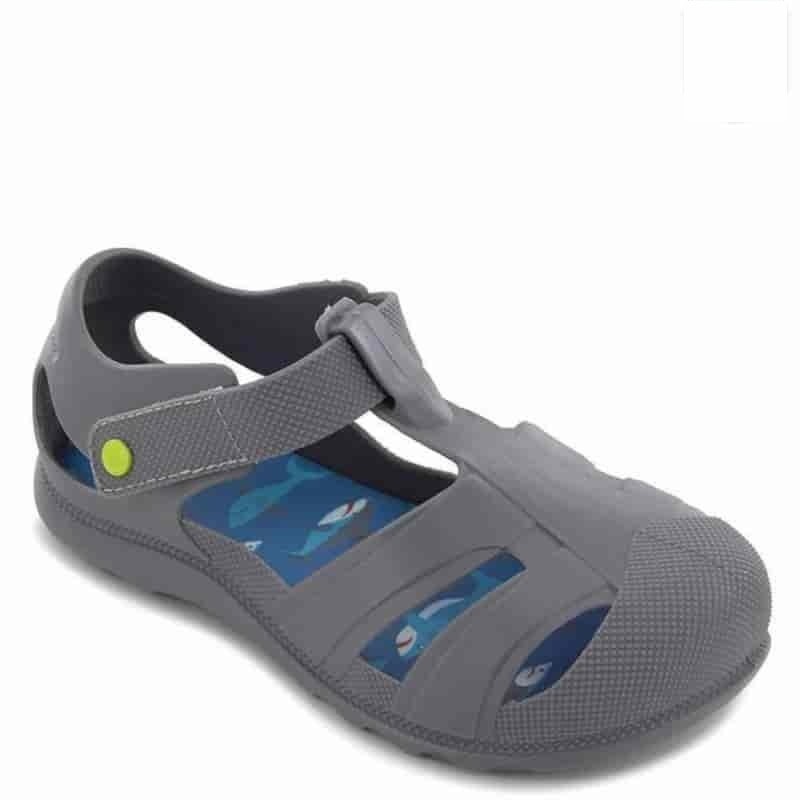 Western Chief Kids Playground Shark Swarm Sandal - Charcoal - Willapa Outdoor