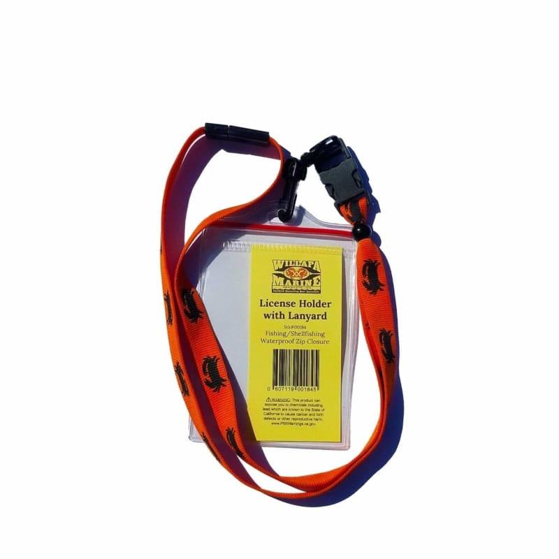 WIllapa Marine License Holder with Lanyard - Willapa Marine & Outdoor