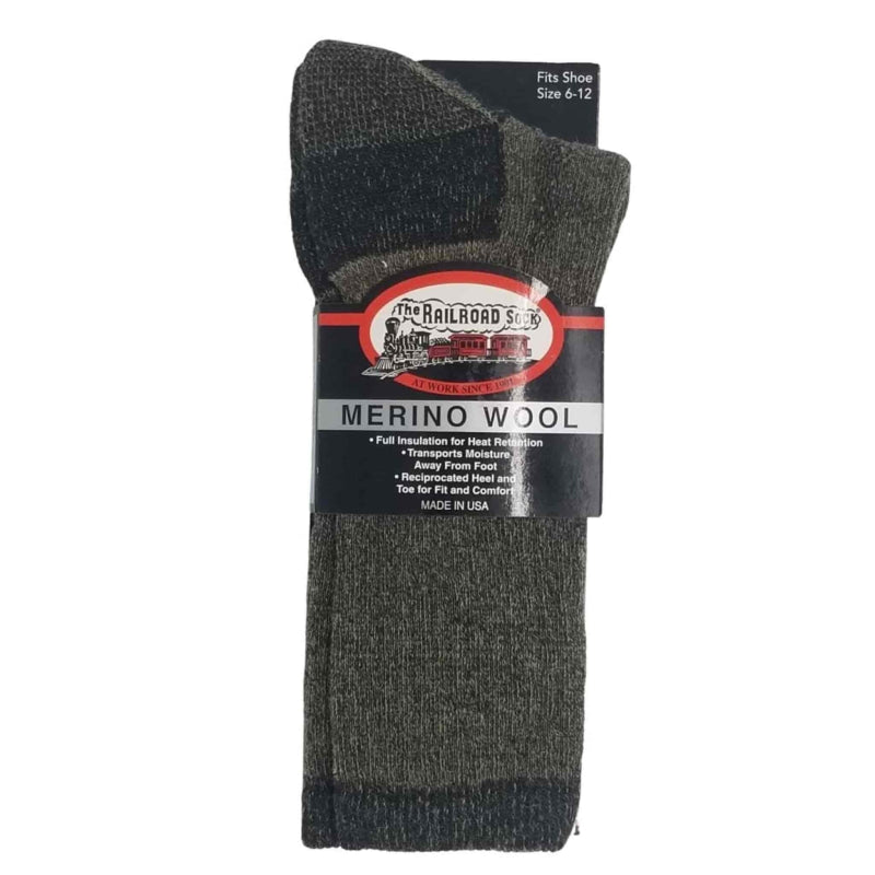 Railroad Wool Boot Crew Sock - Willapa Marine & Outdoor