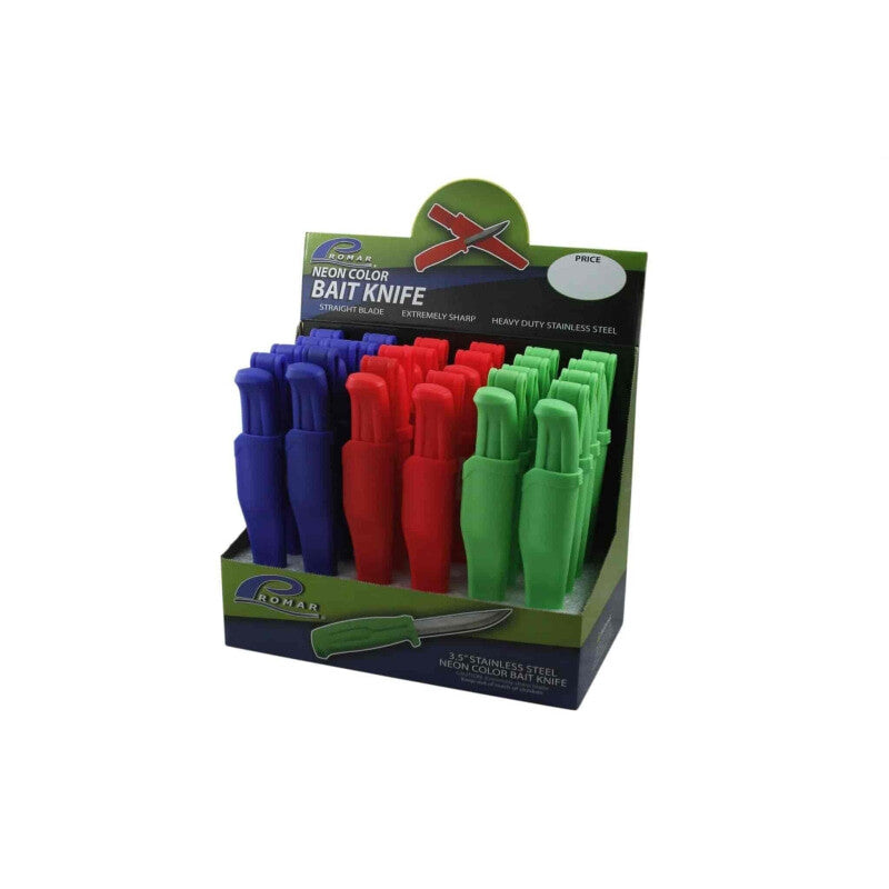 PROMAR Neon Color Bait Knife - Willapa Marine & Outdoor