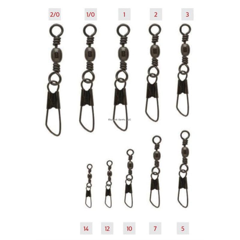 Pucci Snap Swivel - Black - Willapa Marine & Outdoor