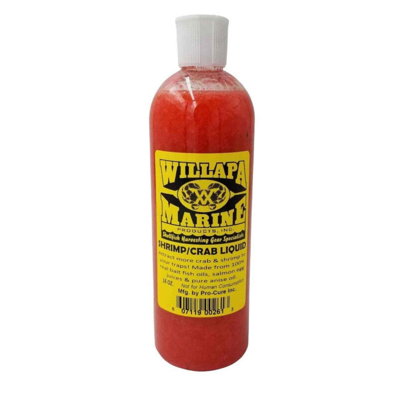 Willapa Marine Shrimp/Crab Liquid Bait Scent - Willapa Marine & Outdoor