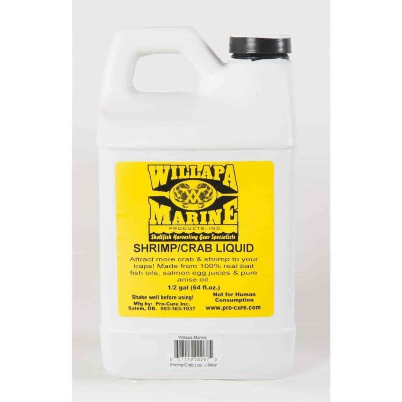 Willapa Marine Shrimp/Crab Liquid Bait Scent - Willapa Marine & Outdoor
