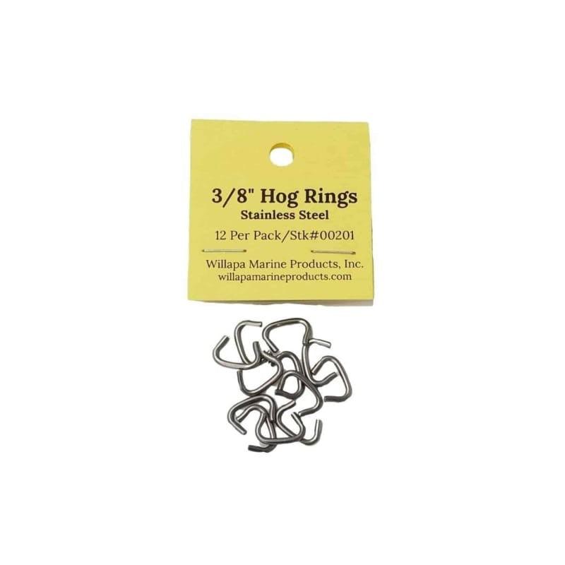 WIllapa Marine Hog Rings - Stainless-Steel - Willapa Marine & Outdoor