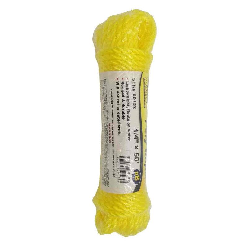 Willapa Marine Twisted Poly Rope - Yellow - Willapa Marine & Outdoor