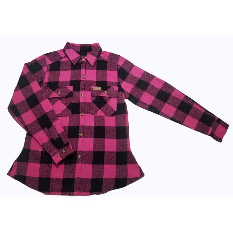 Women's Buffalo Plaid Flannel Shirt - Willapa Marine & Outdoor