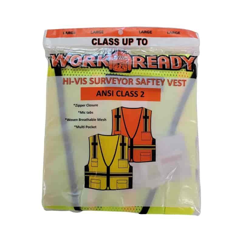 Work Ready HIVIS Surveyor Vest - Willapa Marine & Outdoor