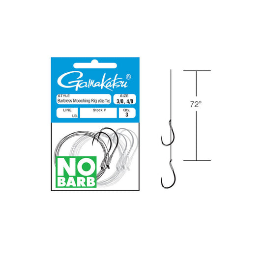 Gamakatsu Barbless Slip Tie Mooching Rig