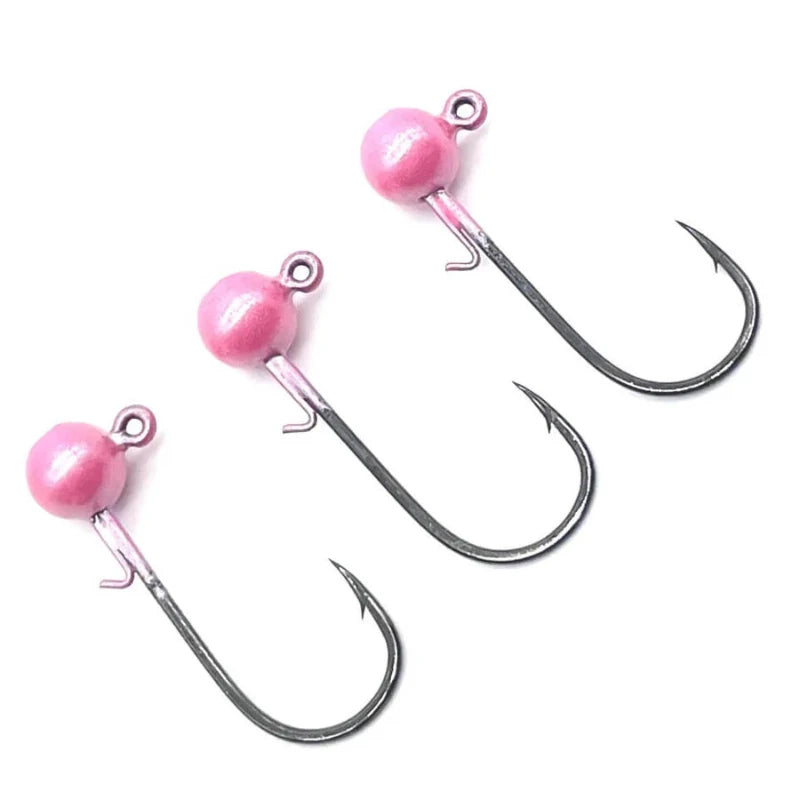 BNR Wormkeeper Jigs ~ Pearl Pink - Willapa Outdoor