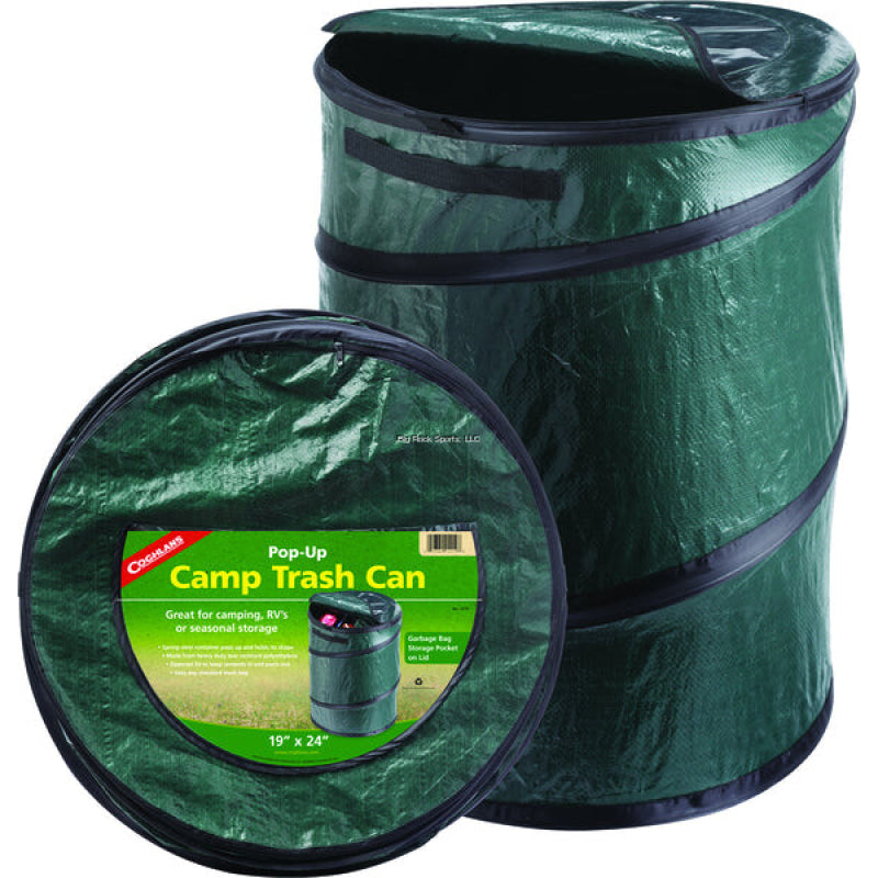 Coghlans Pop Up Trash Can - Willapa Outdoor