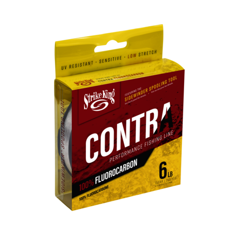 Contra Fluorocarbon Fishing Line (8, 10, LB. clear)