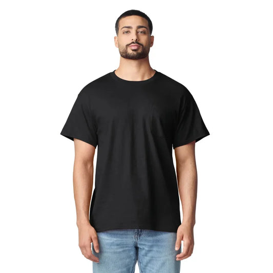 Gildan Black Pocket T-Shirt - Willapa Outdoor